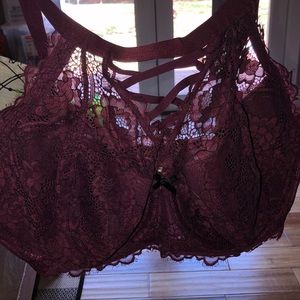 Wine purple 42DDD Lane Bryant bra